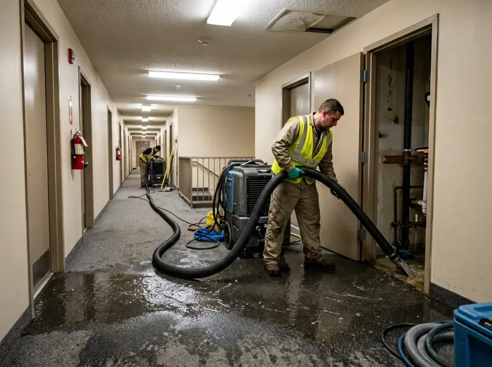multi-unit-apartment-hallway-f-005 — frequently asked questions, Emergency Burst Pipe Water Extraction & Removal in Eastpoin…